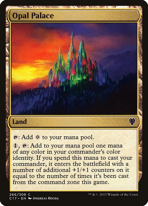 Magic the Gathering Card - Opal Palace - MTG Circle