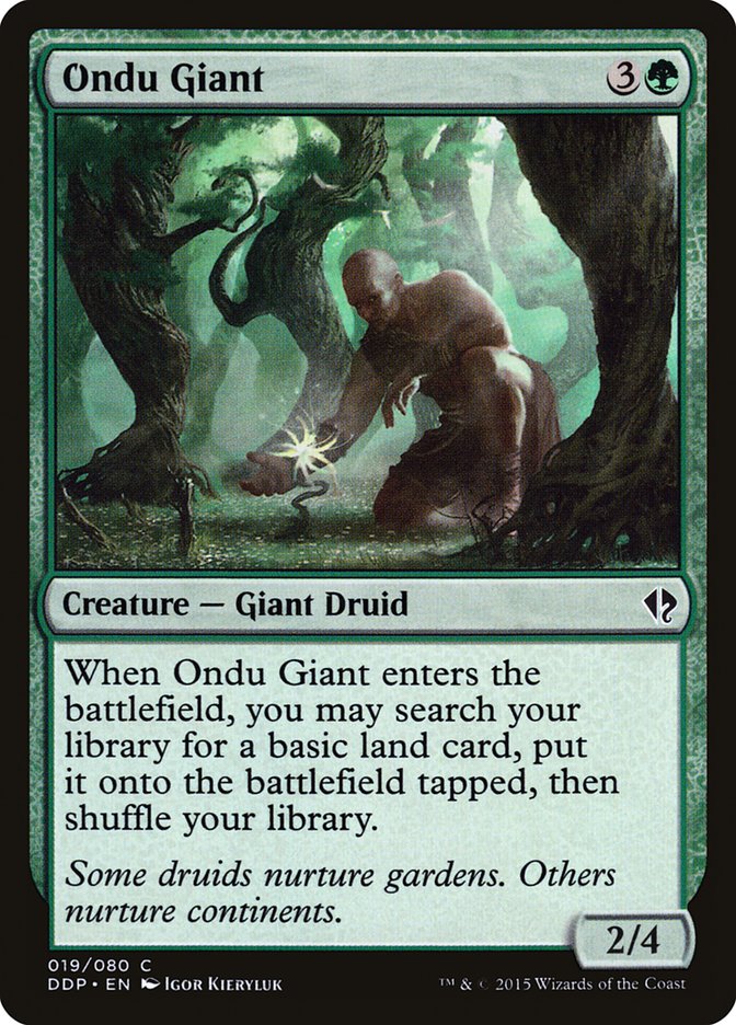 Magic the Gathering Card - Ondu Giant - MTG Circle