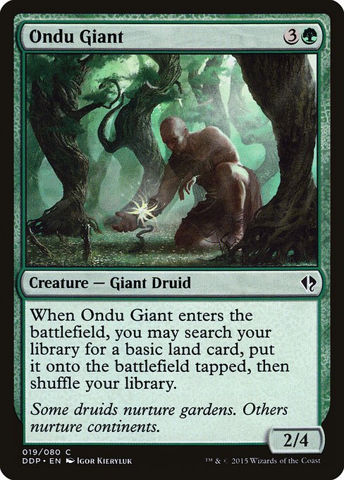 Magic the Gathering Card - Ondu Giant - MTG Circle