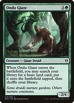 Magic the Gathering Card - Ondu Giant - MTG Circle