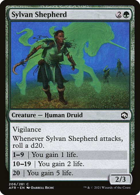 Magic the Gathering Card - Sylvan Shepherd - MTG Circle