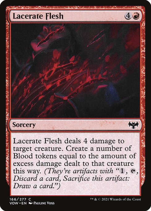 Magic the Gathering Card - Lacerate Flesh - MTG Circle