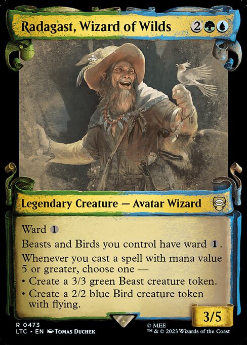 Magic the Gathering Card - Radagast, Wizard of Wilds - MTG Circle