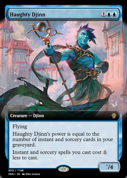 Magic the Gathering Card - Haughty Djinn - MTG Circle