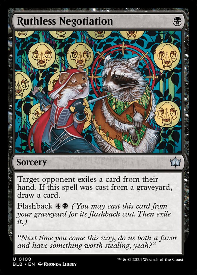 Magic the Gathering Card - Ruthless Negotiation - MTG Circle