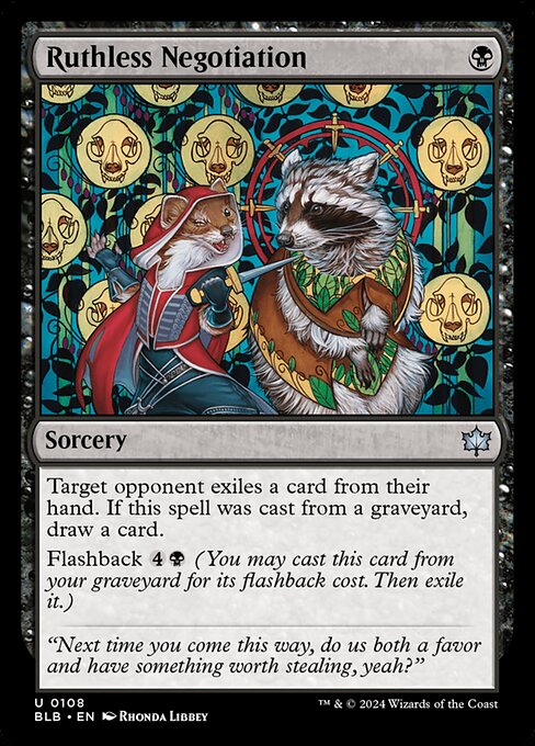 Magic the Gathering Card - Ruthless Negotiation - MTG Circle