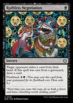 Magic the Gathering Card - Ruthless Negotiation - MTG Circle