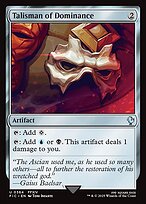 Magic the Gathering Card - Talisman of Dominance - MTG Circle