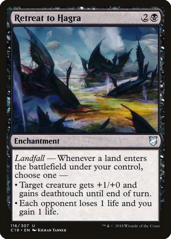 Magic the Gathering Card - Retreat to Hagra - MTG Circle