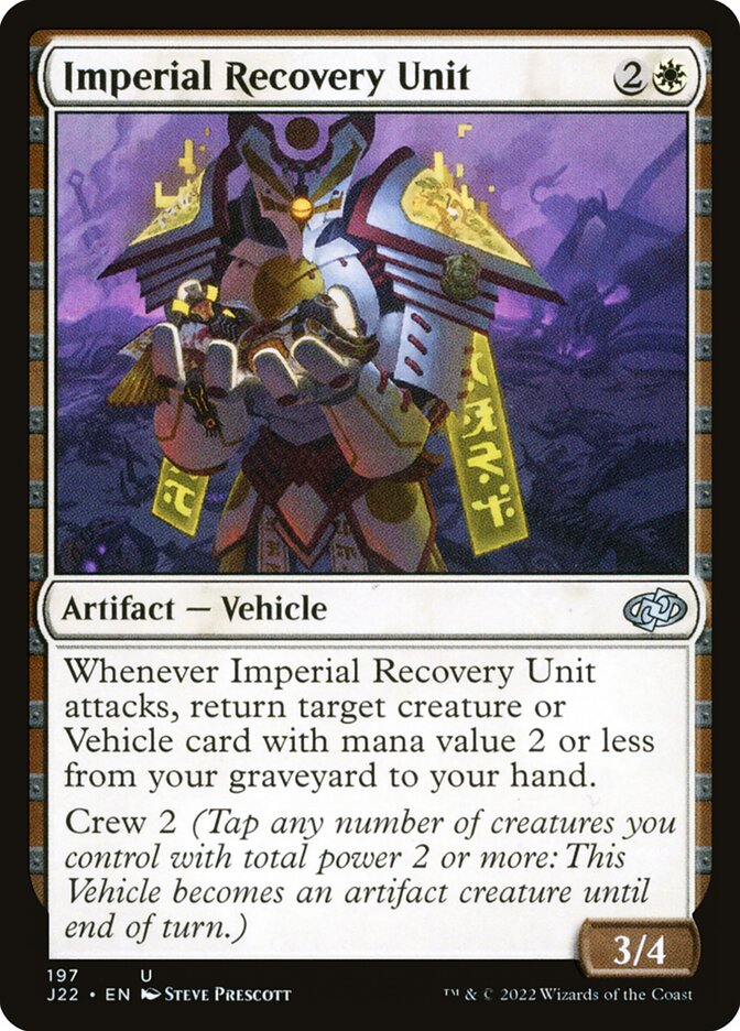 Magic the Gathering Card - Imperial Recovery Unit - MTG Circle