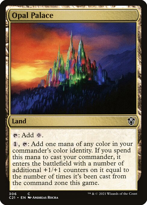 Magic the Gathering Card - Opal Palace - MTG Circle