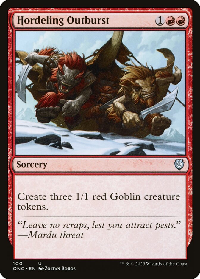 Magic the Gathering Card - Hordeling Outburst - MTG Circle
