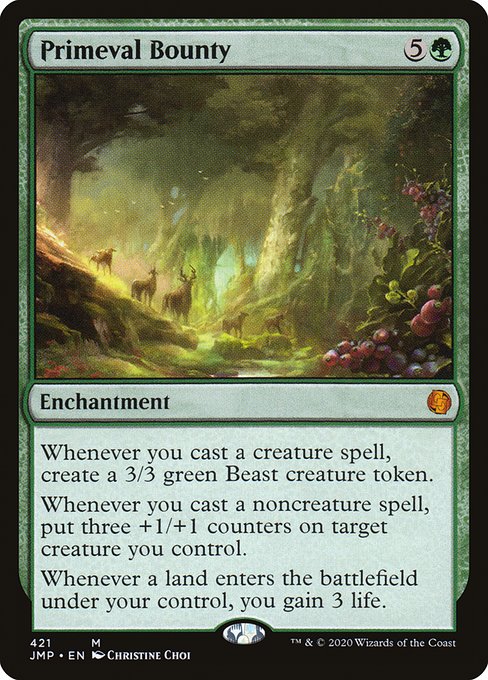 Magic the Gathering Card - Primeval Bounty - MTG Circle