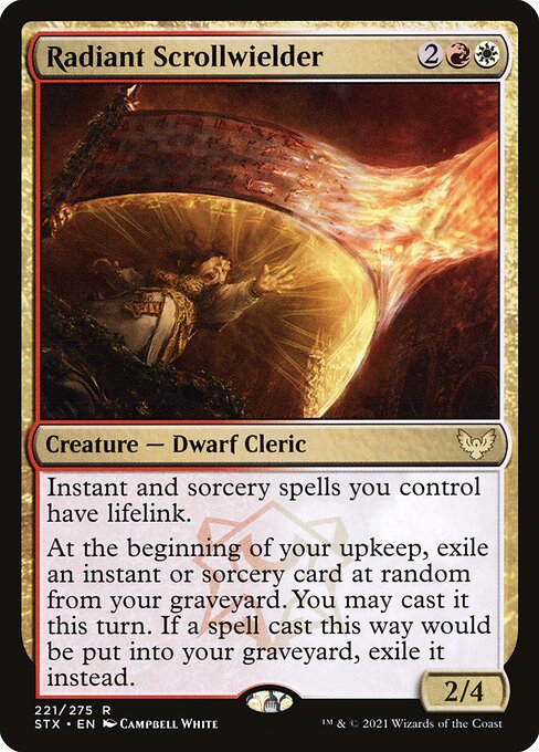 Magic the Gathering Card - Radiant Scrollwielder - MTG Circle