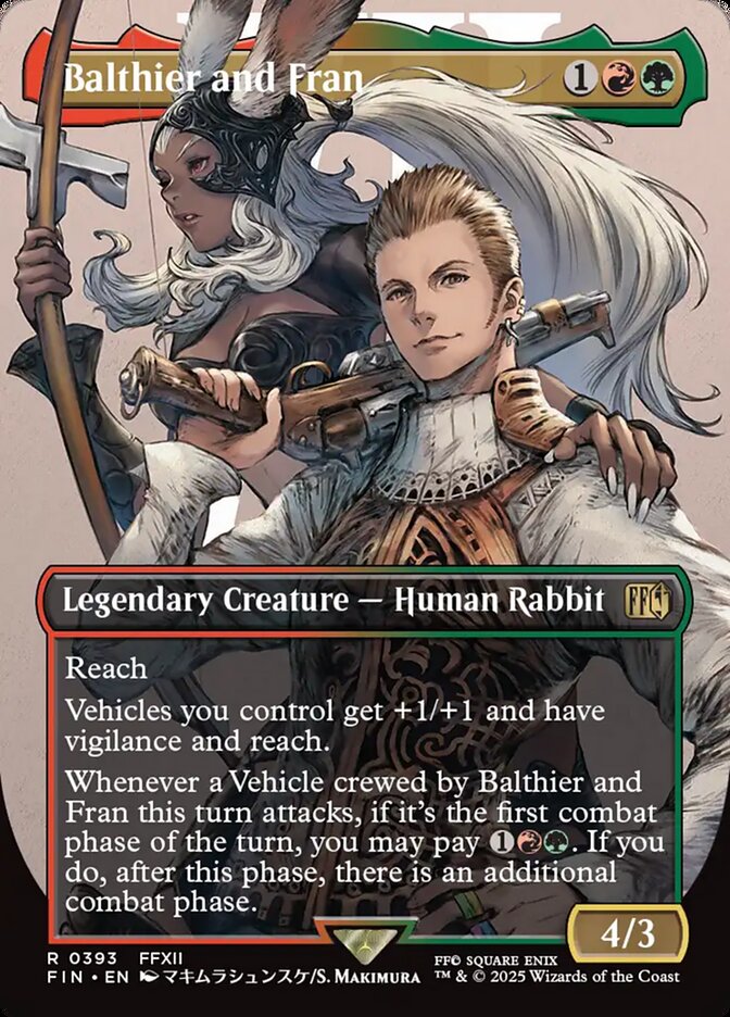 Magic the Gathering Card - Balthier and Fran - MTG Circle