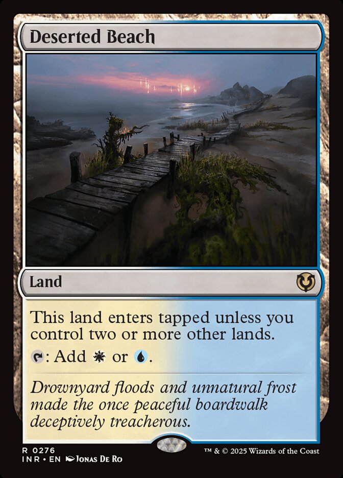 Magic the Gathering Card - Deserted Beach - MTG Circle