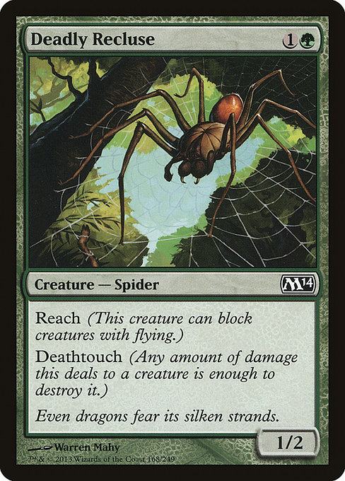 Magic the Gathering Card - Deadly Recluse - MTG Circle
