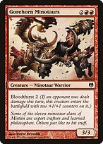 Magic the Gathering Card - Gorehorn Minotaurs - MTG Circle