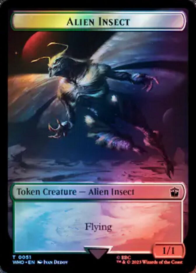 Magic the Gathering Card - Alien Insect - MTG Circle
