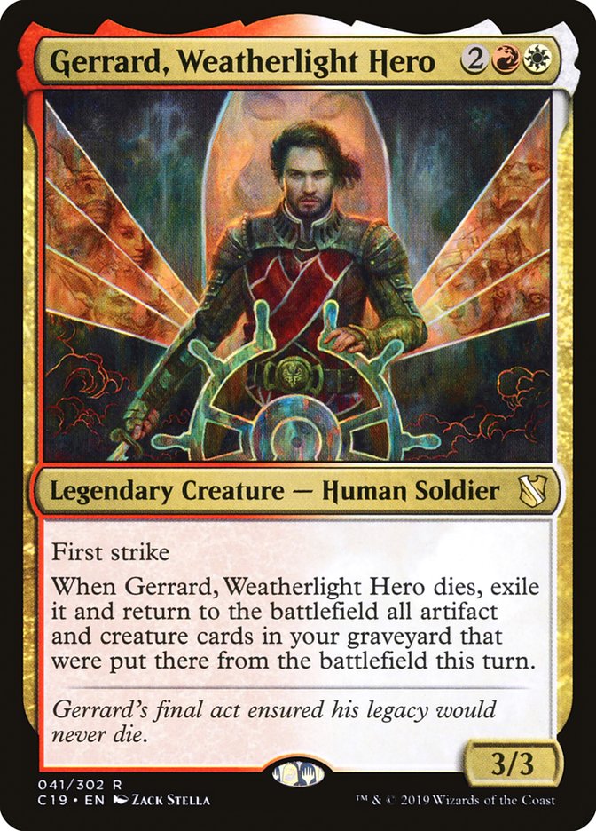 Magic the Gathering Card - Gerrard, Weatherlight Hero - MTG Circle