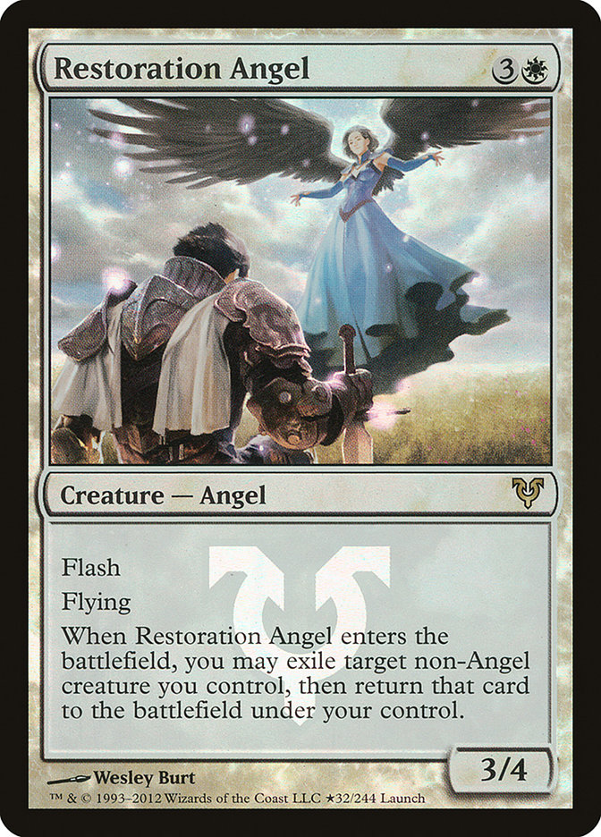 Magic the Gathering Card - Restoration Angel - MTG Circle