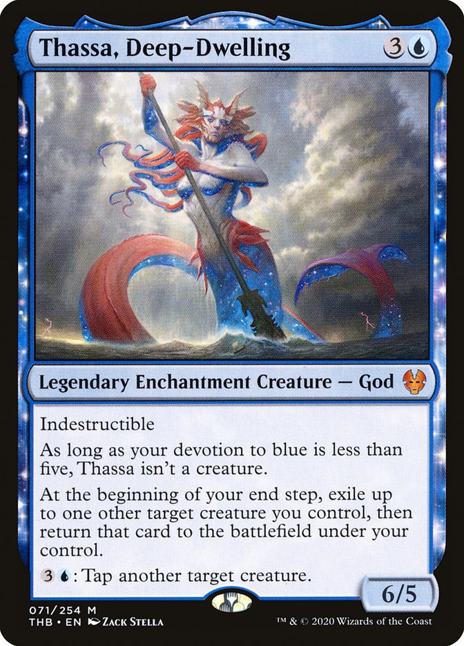 Magic the Gathering Card - Thassa, Deep-Dwelling - MTG Circle