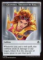 Magic the Gathering Card - Chandra, Dressed to Kill Emblem - MTG Circle