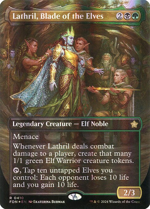 Magic the Gathering Card - Lathril, Blade of the Elves - MTG Circle