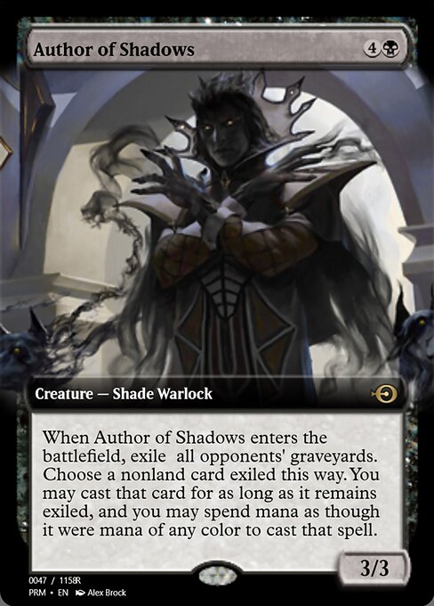 Magic the Gathering Card - Author of Shadows - MTG Circle