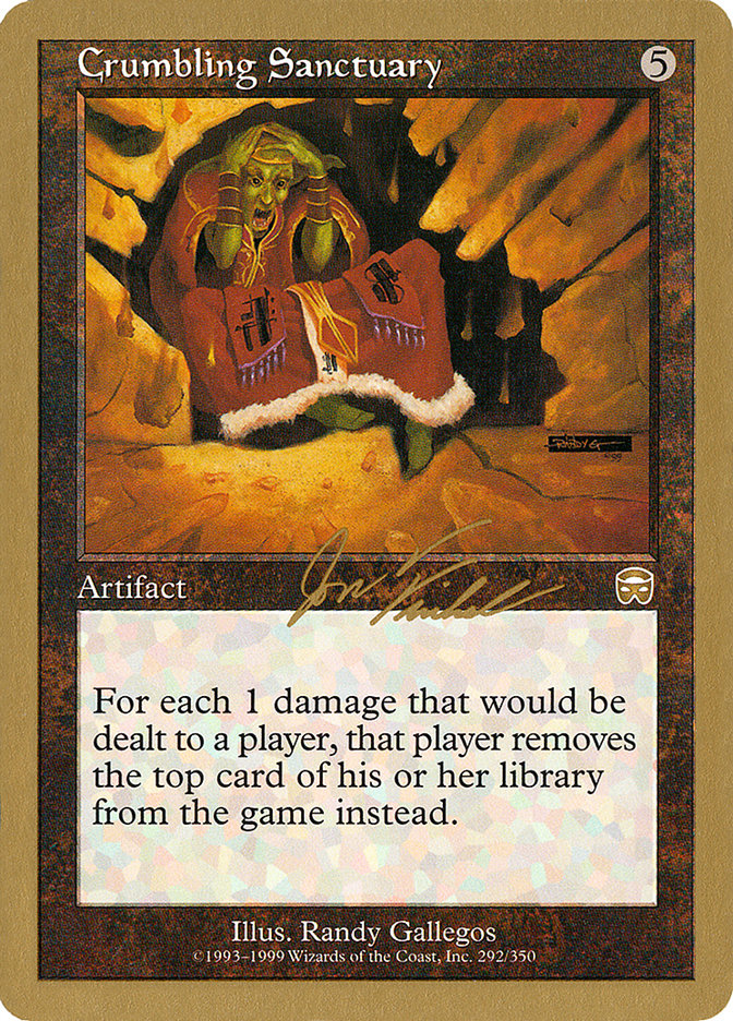 Magic the Gathering Card - Crumbling Sanctuary - MTG Circle