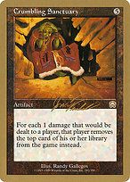 Magic the Gathering Card - Crumbling Sanctuary - MTG Circle