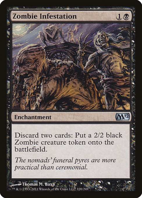 Magic the Gathering Card - Zombie Infestation - MTG Circle