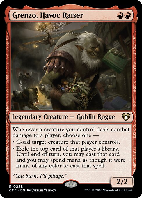 Magic the Gathering Card - Grenzo, Havoc Raiser - MTG Circle