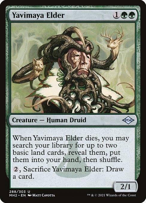 Magic the Gathering Card - Yavimaya Elder - MTG Circle