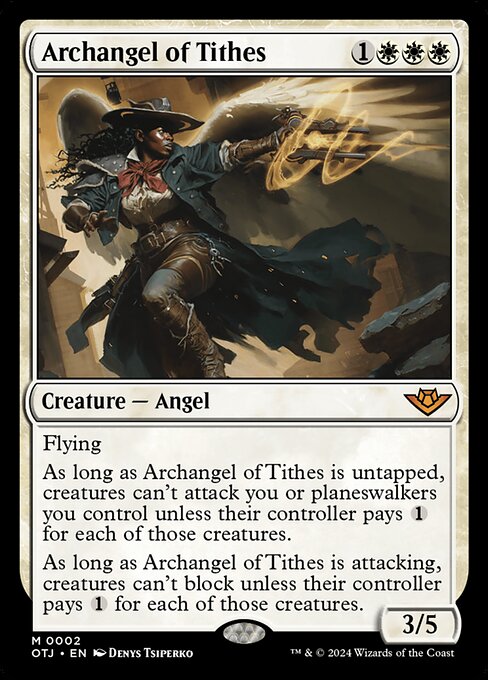 Magic the Gathering Card - Archangel of Tithes - MTG Circle