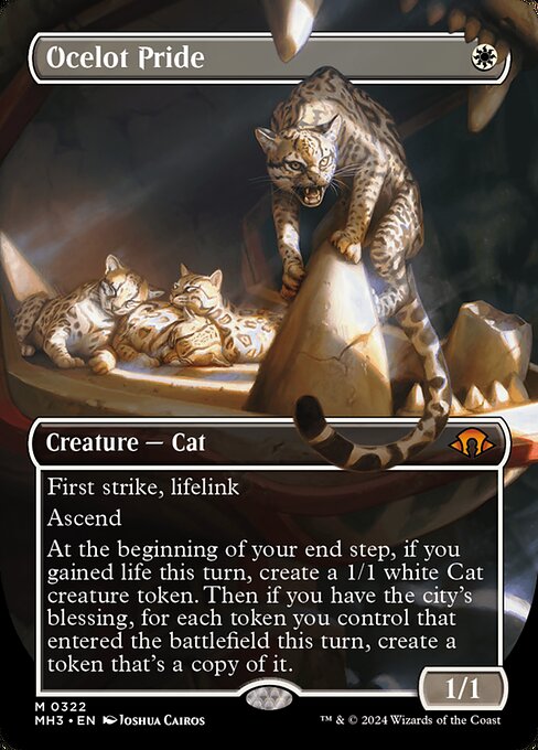 Magic the Gathering Card - Ocelot Pride - MTG Circle