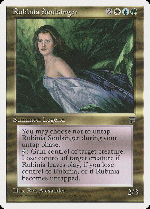 Magic the Gathering Card - Rubinia Soulsinger - MTG Circle
