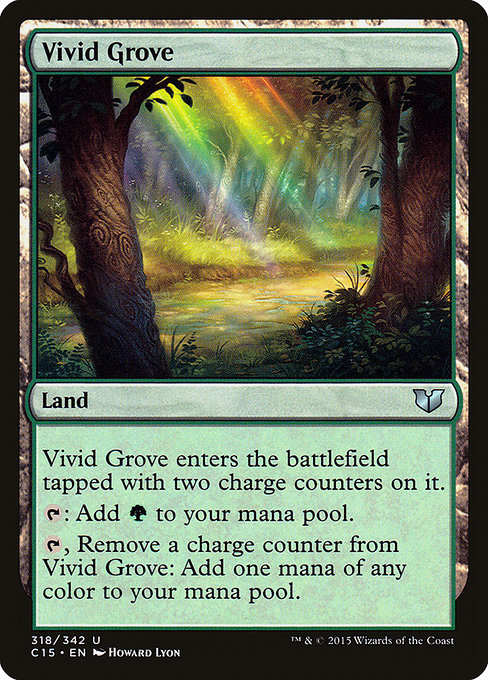 Magic the Gathering Card - Vivid Grove - MTG Circle