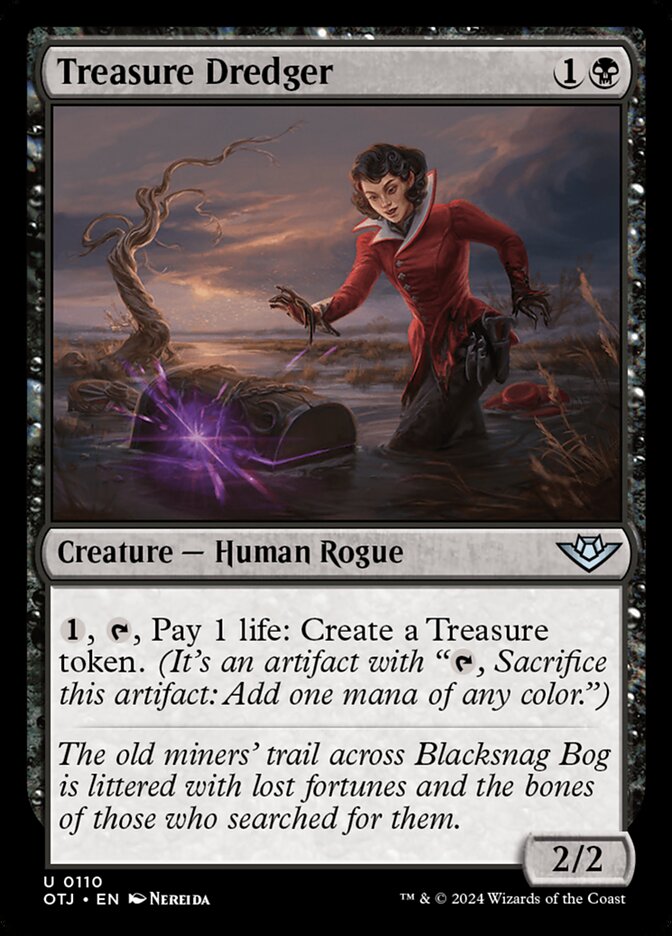 Magic the Gathering Card - Treasure Dredger - MTG Circle