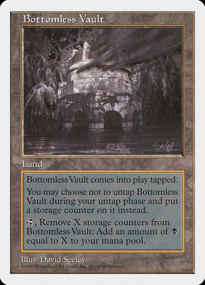 Magic the Gathering Card - Bottomless Vault - MTG Circle