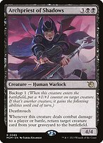 Magic the Gathering Card - Archpriest of Shadows - MTG Circle