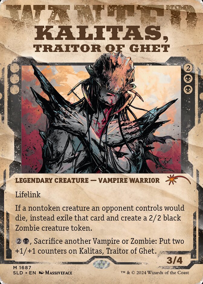 Magic the Gathering Card - Kalitas, Traitor of Ghet - MTG Circle