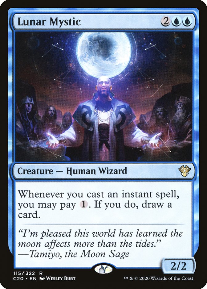 Magic the Gathering Card - Lunar Mystic - MTG Circle