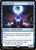 Magic the Gathering Card - Lunar Mystic - MTG Circle