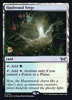 Magic the Gathering Card - Hushwood Verge - MTG Circle