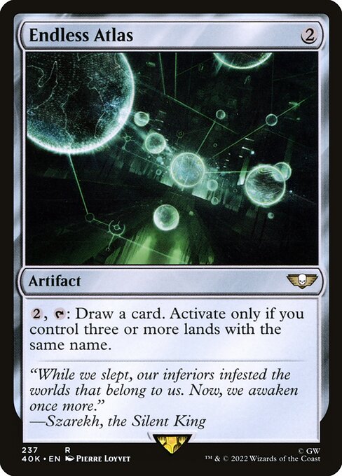 Magic the Gathering Card - Endless Atlas - MTG Circle