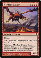 Magic the Gathering Card - Mordant Dragon - MTG Circle