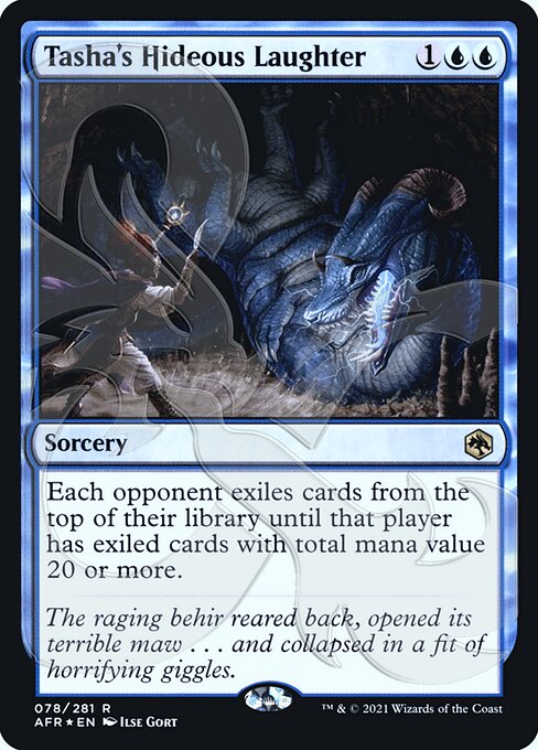 Magic the Gathering Card - Tasha's Hideous Laughter - MTG Circle