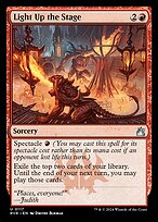 Magic the Gathering Card - Light Up the Stage - MTG Circle