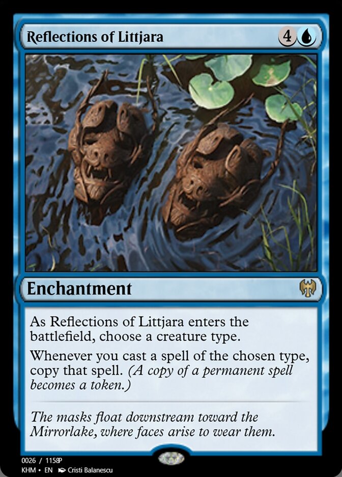 Magic the Gathering Card - Reflections of Littjara - MTG Circle
